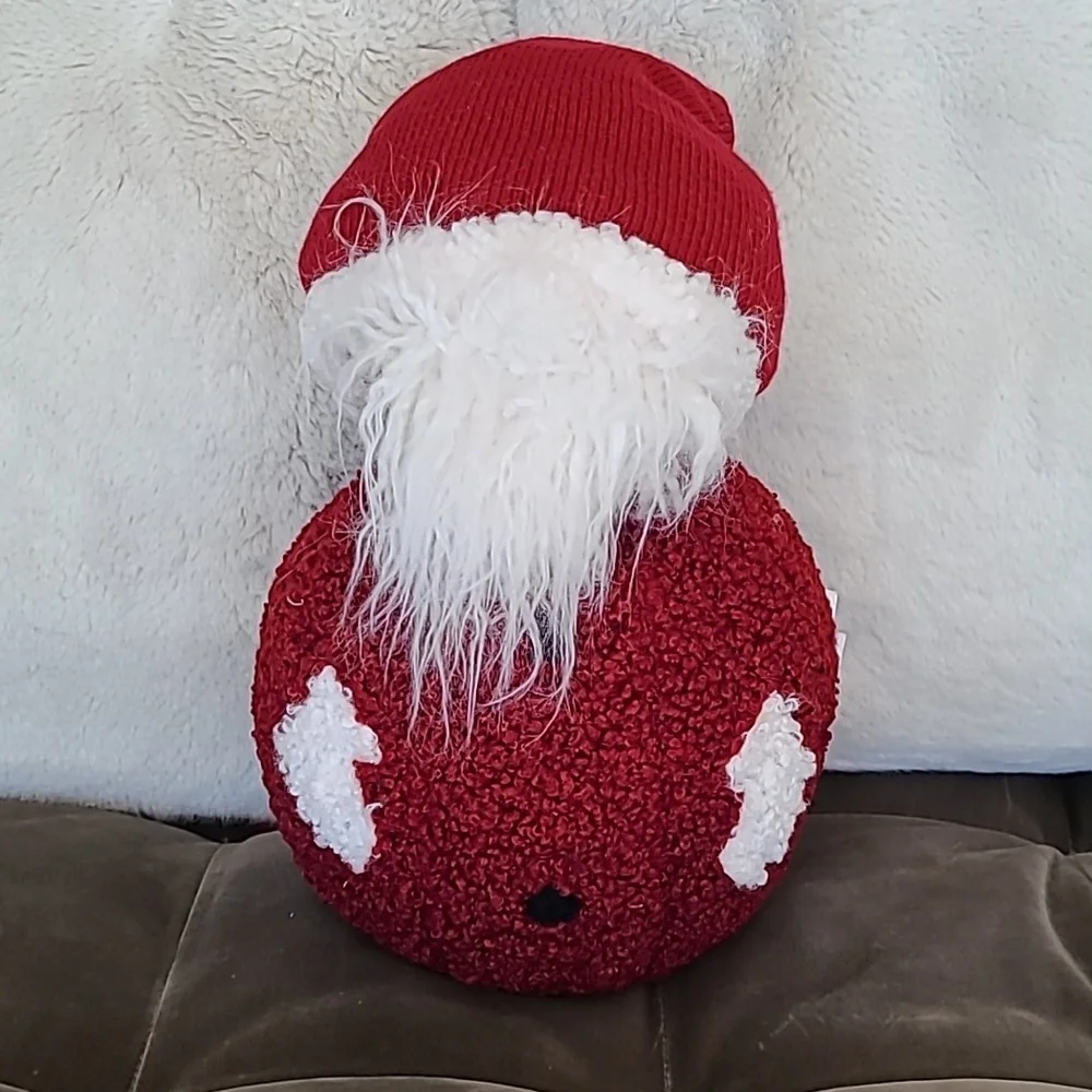 NWT Pottery Barn Jolly Santa Gnome Pillow